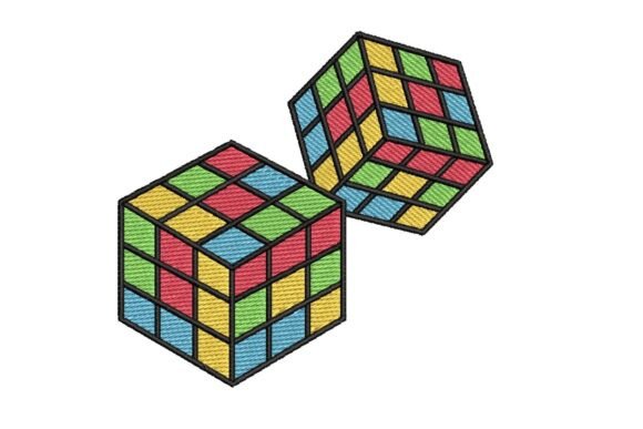 Colorful Rubik s Cubes