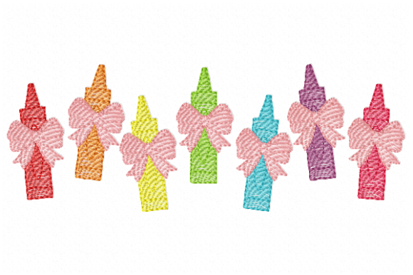 Crayons with Bows