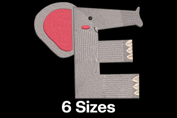 Fun Elephant Alphabet Letter E