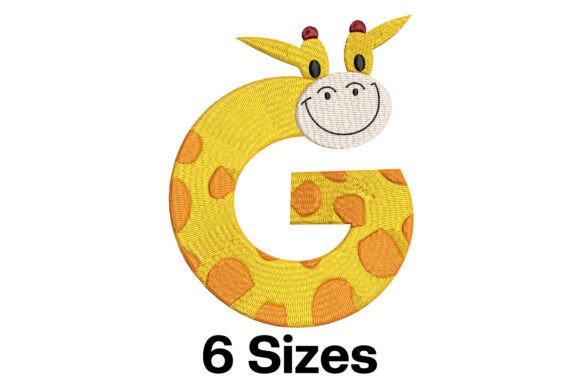 Fun Giraffe Alphabet Letter G
