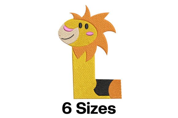 Fun Lion Alphabet Letter L
