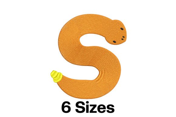 Fun Snake Alphabet Letter S