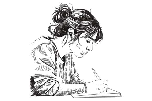 Girl Reading Book