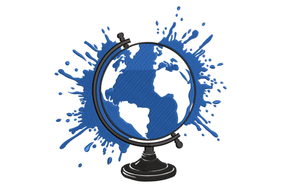 Watercolor Globe